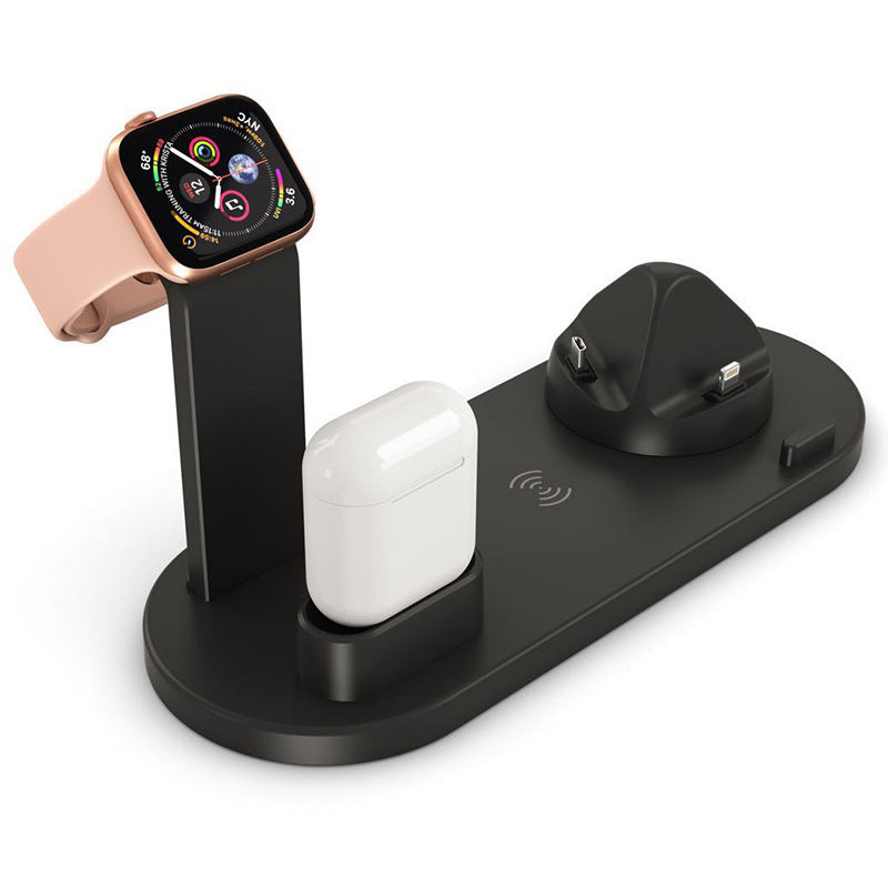 Wireless charging base iWatch three-in-one bracket for Apple mobile phone headset Watch 10W