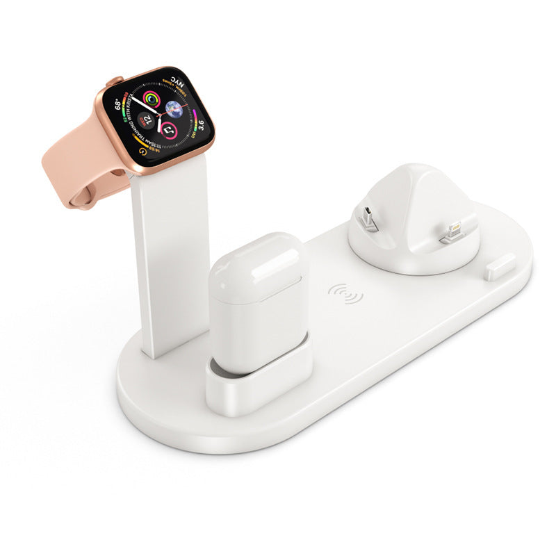 Wireless charging base iWatch three-in-one bracket for Apple mobile phone headset Watch 10W