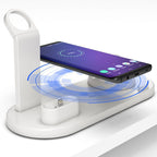 Wireless charging base iWatch three-in-one bracket for Apple mobile phone headset Watch 10W