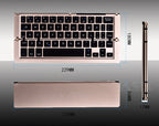 Ultra-thin folding bluetooth keyboard for tablet and mobile phone