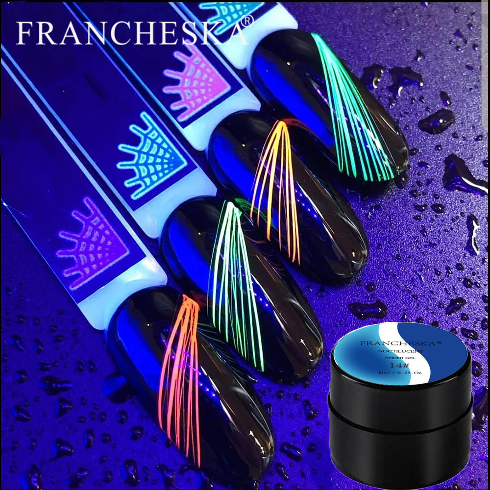 Luminous Nail Spider Gel Art Painting 8ml
