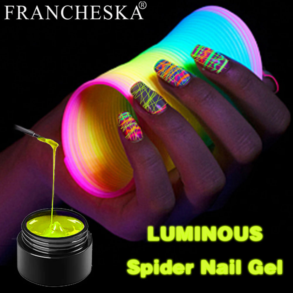 Luminous Nail Spider Gel Art Painting 8ml