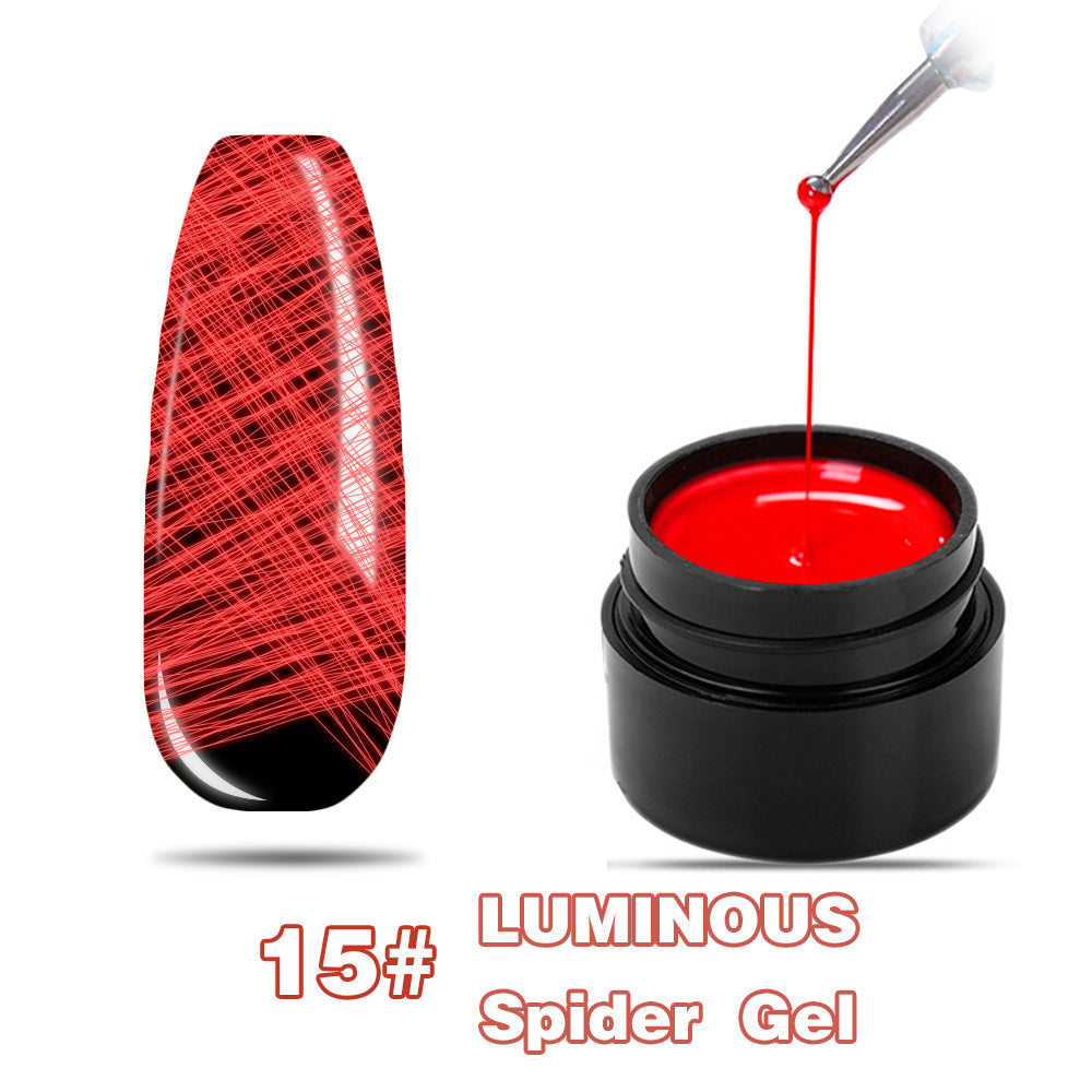 Luminous Nail Spider Gel Art Painting 8ml