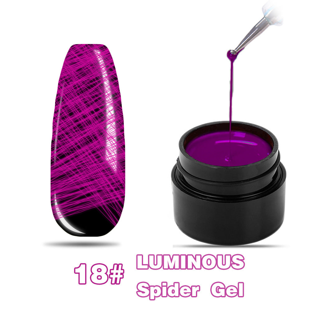 Luminous Nail Spider Gel Art Painting 8ml