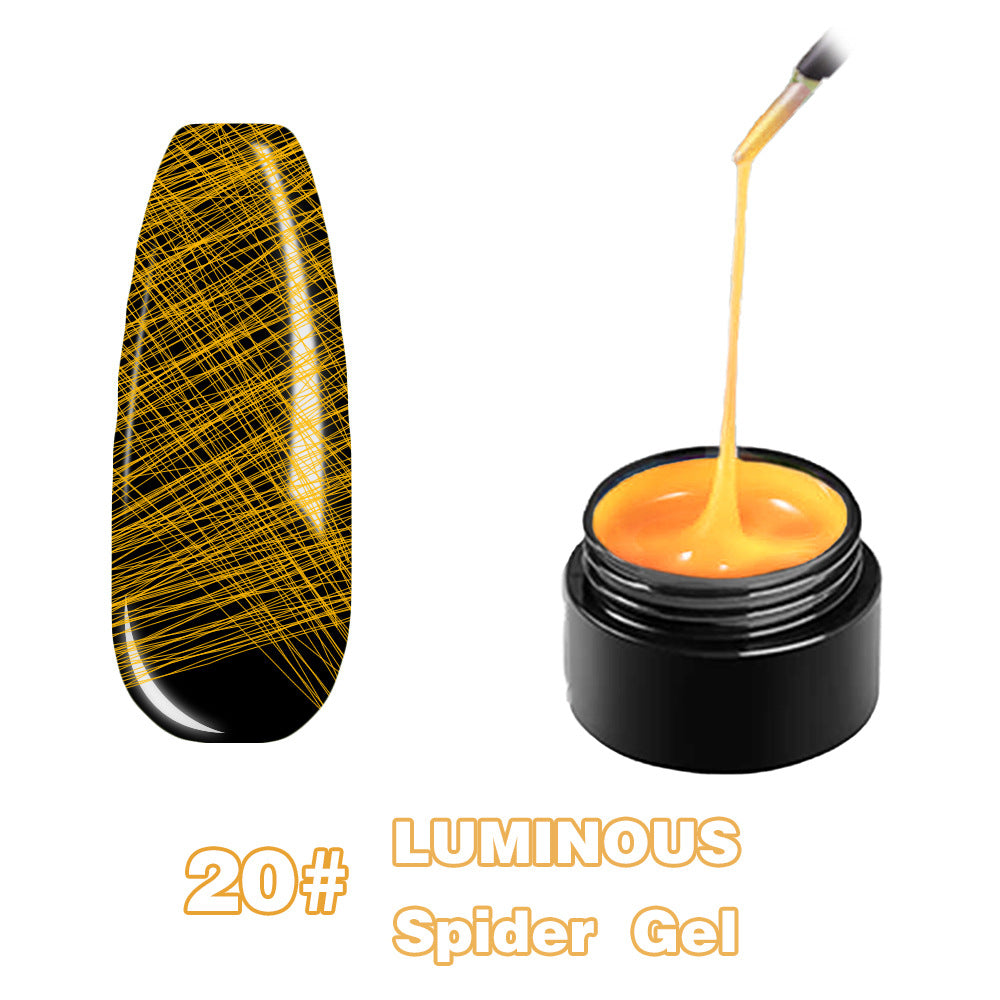 Luminous Nail Spider Gel Art Painting 8ml