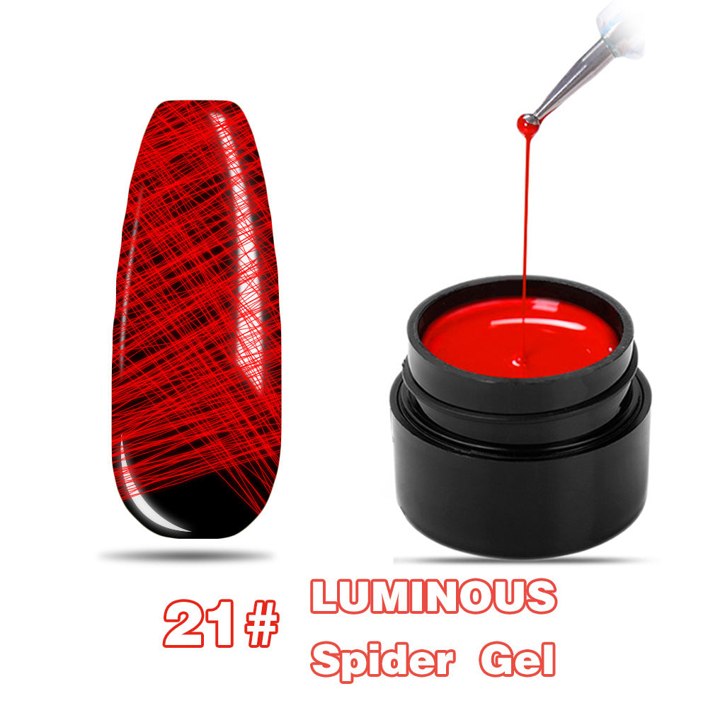 Luminous Nail Spider Gel Art Painting 8ml