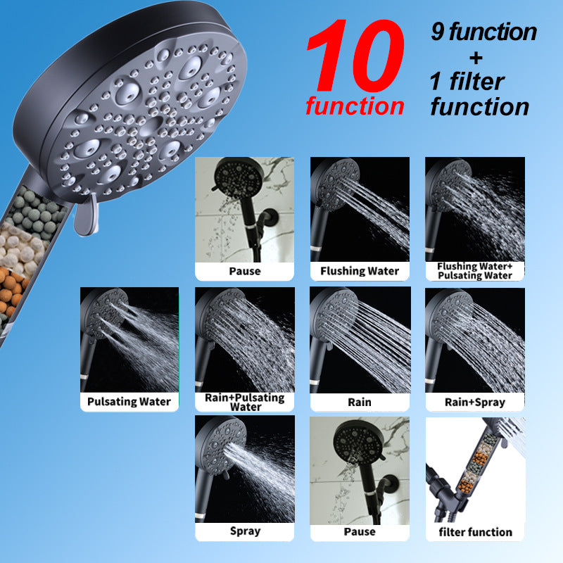 Multi-functional Handheld Filter Shower Head