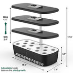 NEW Smart Hydroponics Vegetable Soilless Planter (12-hole LCD Plant Growth Lamp)