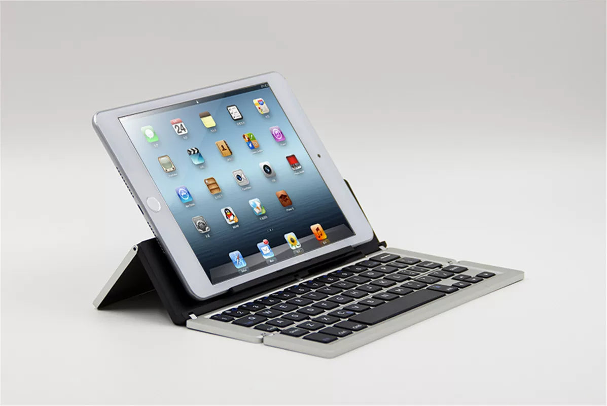 Ultra-thin folding bluetooth keyboard for tablet and mobile phone