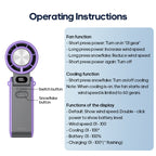 Handheld Foldable High-Speed Cooling Fan