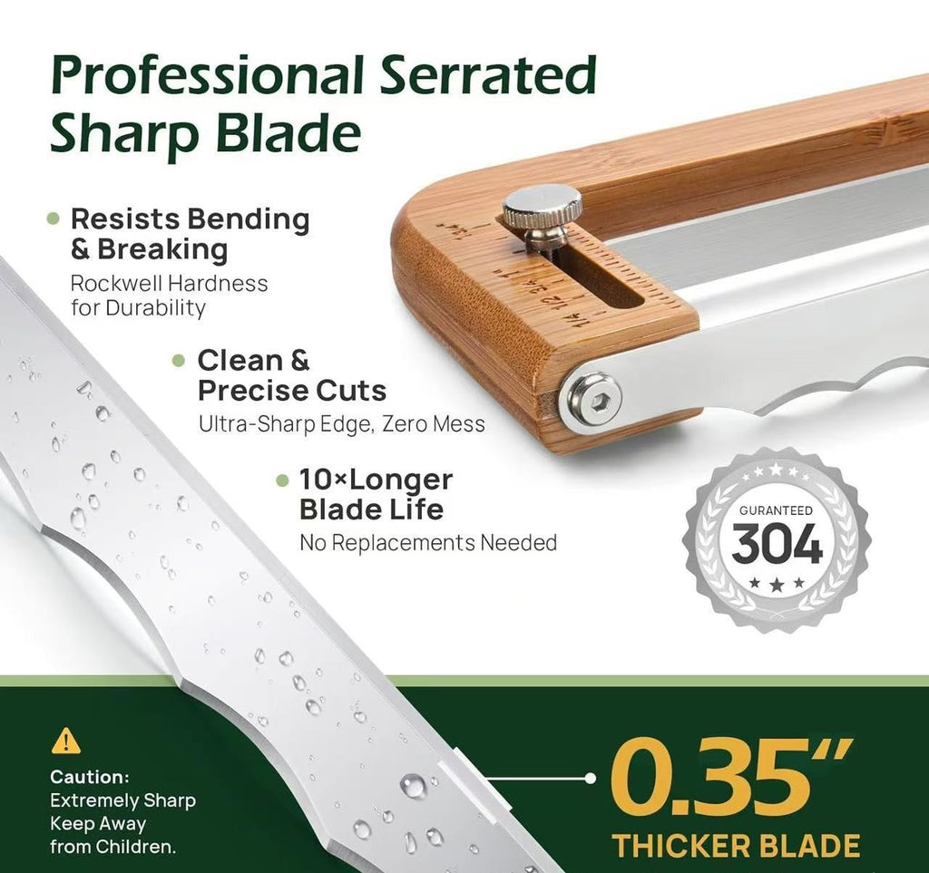 NEW Wooden Bread Slicer