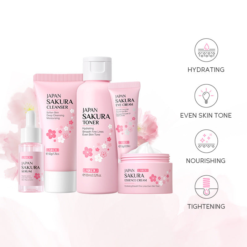 LAIKOU Sakura Skin Care Set 5-piece Gift Box