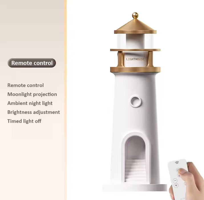 Moon Projection Lamp Lighthouse